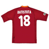 Serie A Roma Club Totti #10 Batistuta #18 Retro Jersey Home 2000-2001