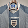 1996 England Retro Soccer Jersey Away Replica Euro Cup