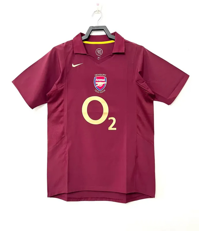 2005-2006 Arsenal Retro Home Jersey