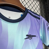 2024-2025 Arsenal Third Away Soccer Kids Kit Jersey+Shorts