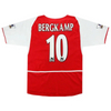 2002-2004 Arsenal Bergkamp #10 Retro Jersey Home
