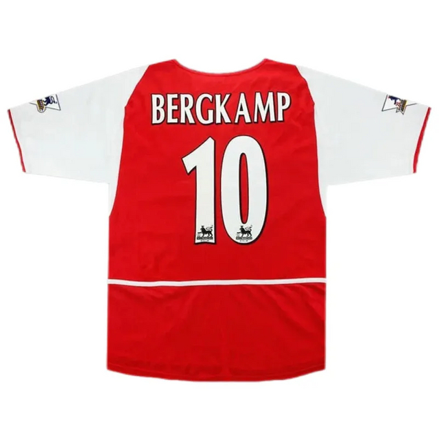2002-2004 Arsenal Bergkamp #10 Retro Jersey Home