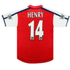 2000-2001 Arsenal Henry #14 Retro Jersey Home