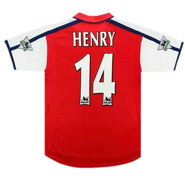 2000-2001 Arsenal Henry #14 Retro Jersey Home