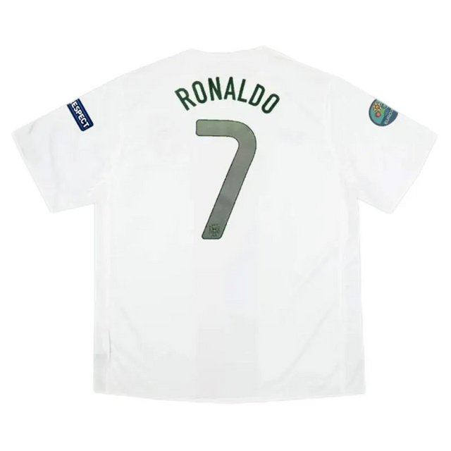 2012 Portugal Ronaldo #7 Retro Jersey Away Replica Euro Cup