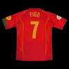 2004 Portugal Retro Jersey Home Euro Cup