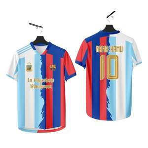 Messi Barcelona Argentina Special Edition 2025-2026 Football Shirt