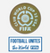 club world cup 25 usa badge & football unites the world (white) badge +$2.00