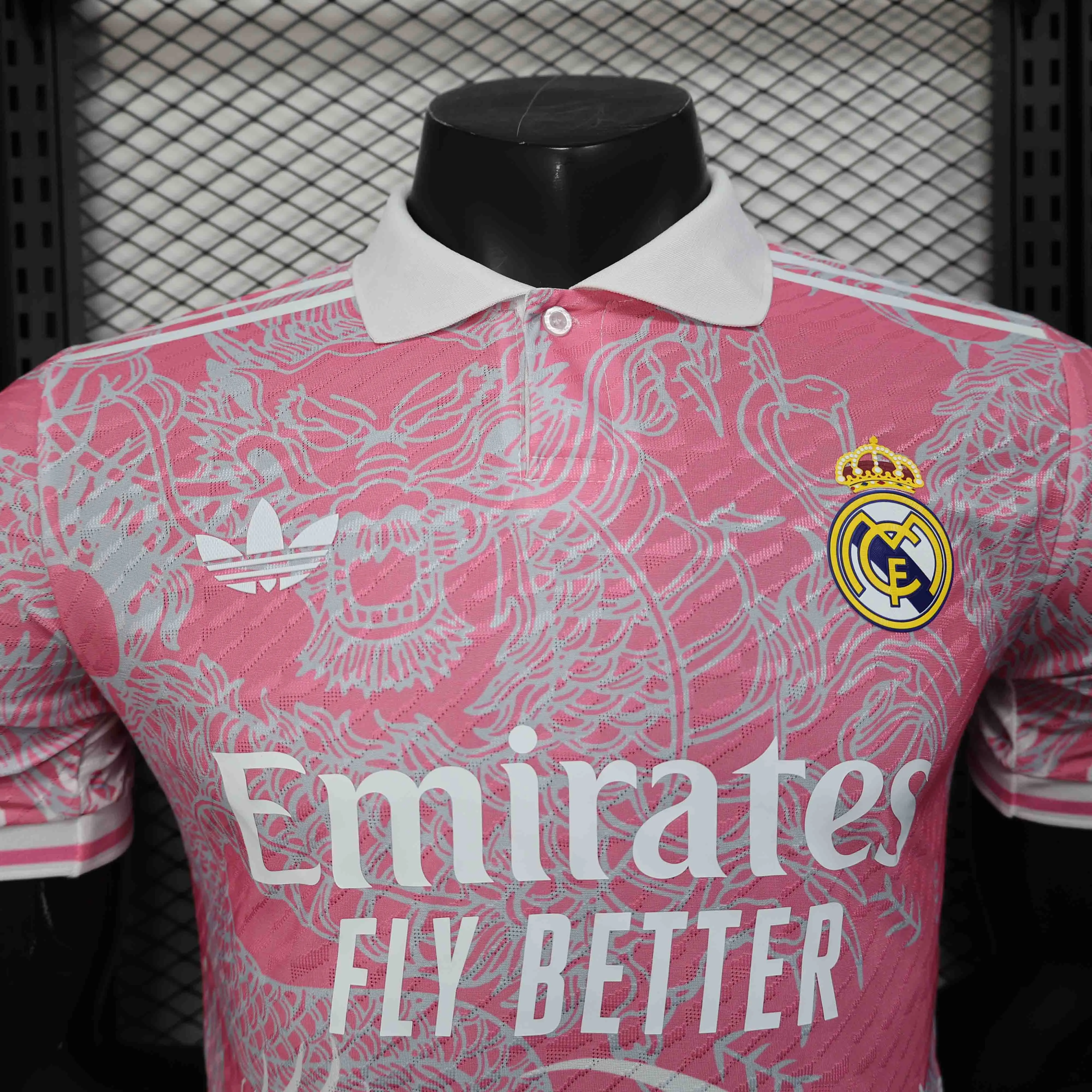 2025-2026 Real Madrid Pink Dragon Player Special Edition Football Shirt