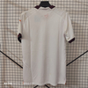 23/24 Manchester City Away Jersey - White with Burgundy-Orange Accents & Retro POLO Collar