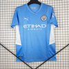 21/22 Manchester City Home Jersey - Light Blue with White Side Panels & Texture Fabric