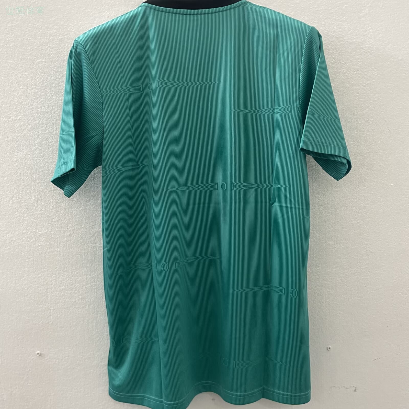 21/22 Real Madrid Second Away Jersey - Teal with Black Collar & White Accents