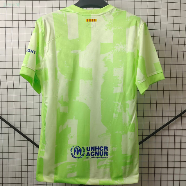 24/25 Barcelona Second Away Jersey (Green) - Together We Rise Women's Football Tribute