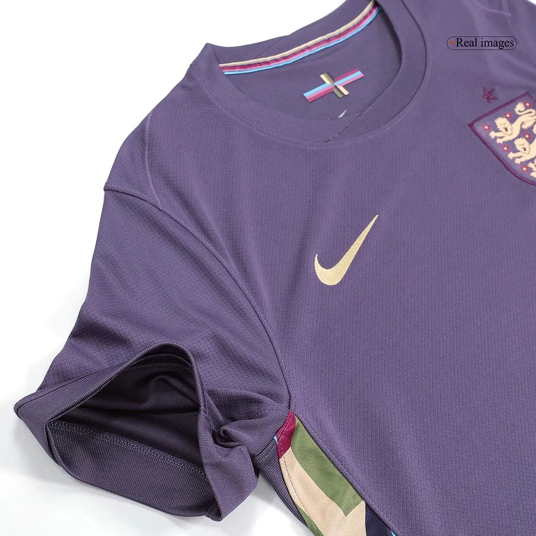 England Away Jersey EURO 2024 RICE #4 KANE #9 BELLINGHAM #10 FODEN #11