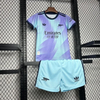 2024-2025 Arsenal Third Away Soccer Kids Kit Jersey+Shorts