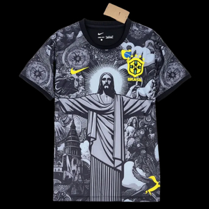 2024 Brazil Christ the Redeemer Special Kit Shirt Football