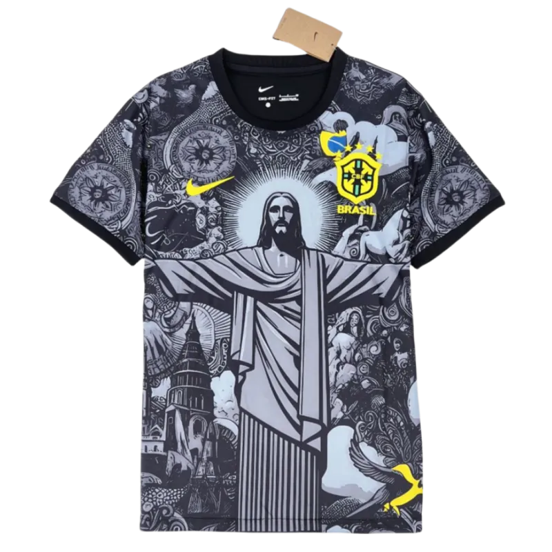 2024 Brazil Christ the Redeemer Special Kit Shirt Football