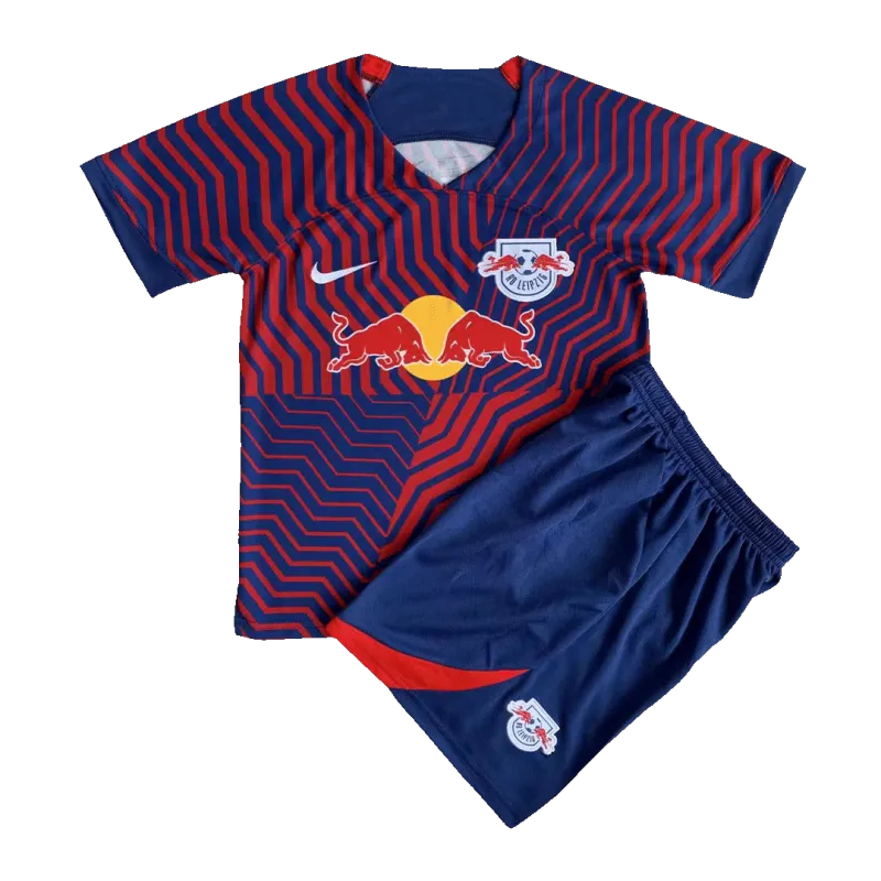 2023-2024 Kids RB Leipzig Away Jersey Kit