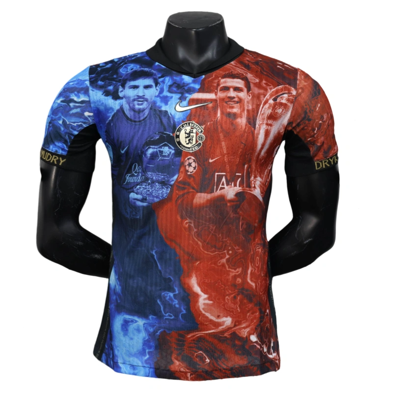 Manchester United Chelsea Messi Ronaldo Joint Commemorative Shirt 2025-2026
