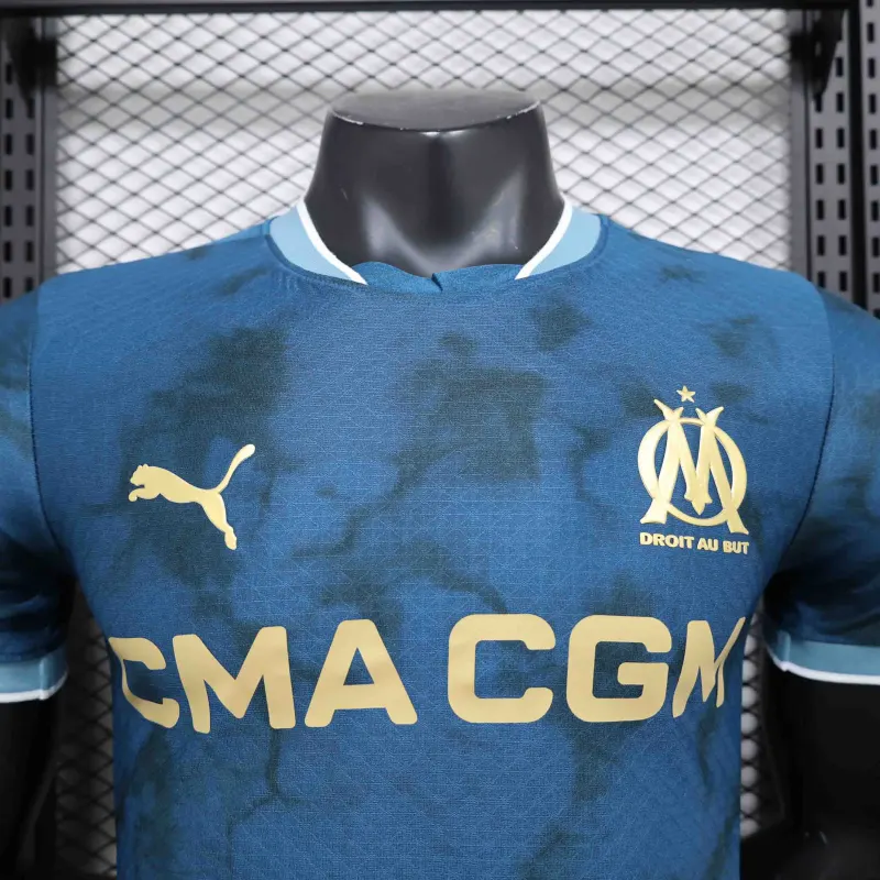 24-25 Marseilles Away Soccer Jersey Player Version