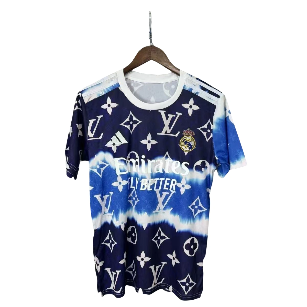2025-2026 Real Madrid Men's Polo Shirt Biue