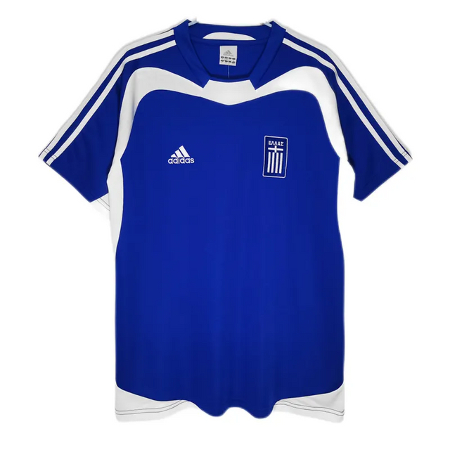 Greece Euro Cup 2004 Retro Jersey Home