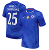 Chelsea Cup Dri FIT ADV home jersey for 2025-26 season -World Champion 25 badge