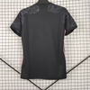 21/22 Real Madrid Second Away Jersey - Black Baroque Pattern with Pink Accents