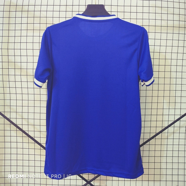 25/26 Real Madrid Second Away Jersey - Royal Blue with White Trim & Retro Trefoil Logo