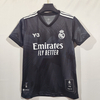 22/23 Real Madrid Y-3 联名 Black Jersey - Limited Edition Geometric Pattern