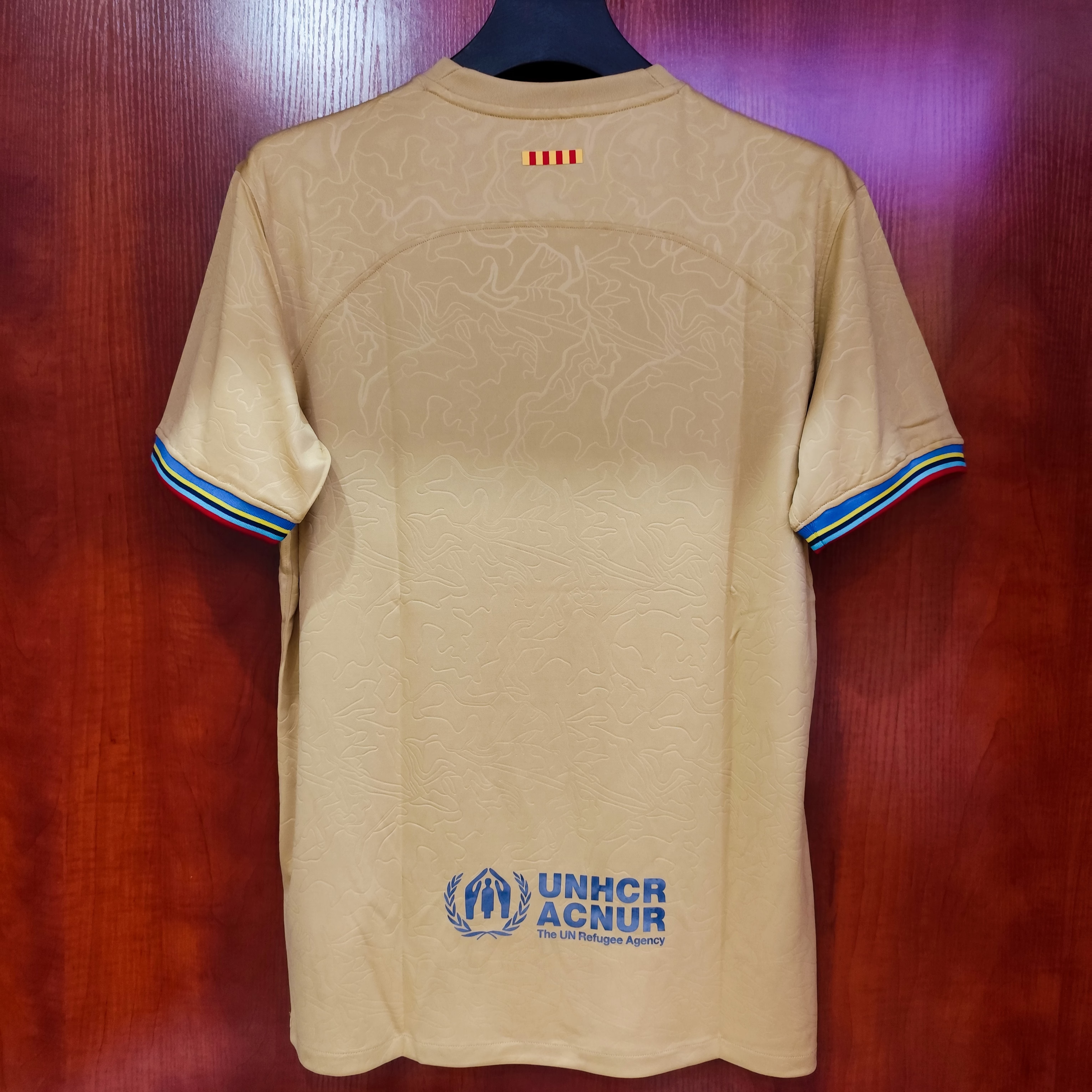 22/23 Barcelona Away Jersey Retro - 1992 Olympics 30th Anniversary Gold Version