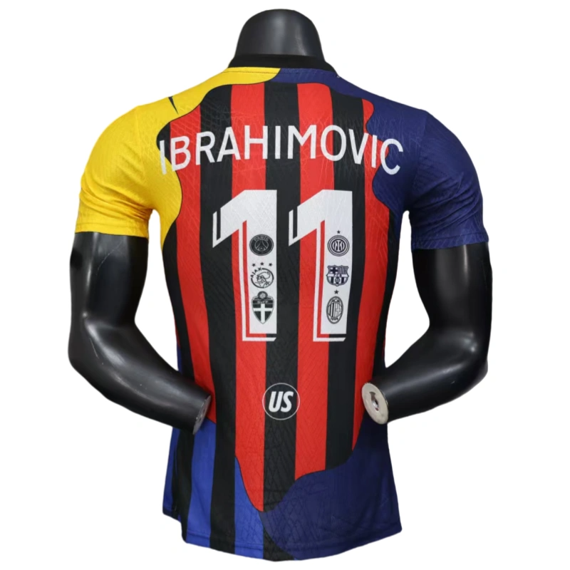IBRAHIMOVIC #11 Milan Shirt Special Edition Football Jersey Player Version 2025-2026