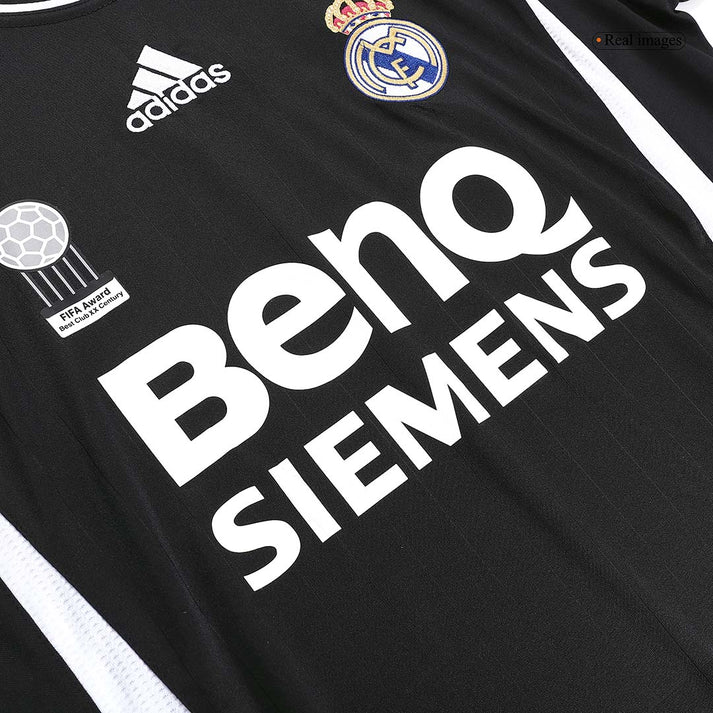 SERGIO RAMOS #4 Retro Jersey Real Madrid Away Soccer Shirt 200607