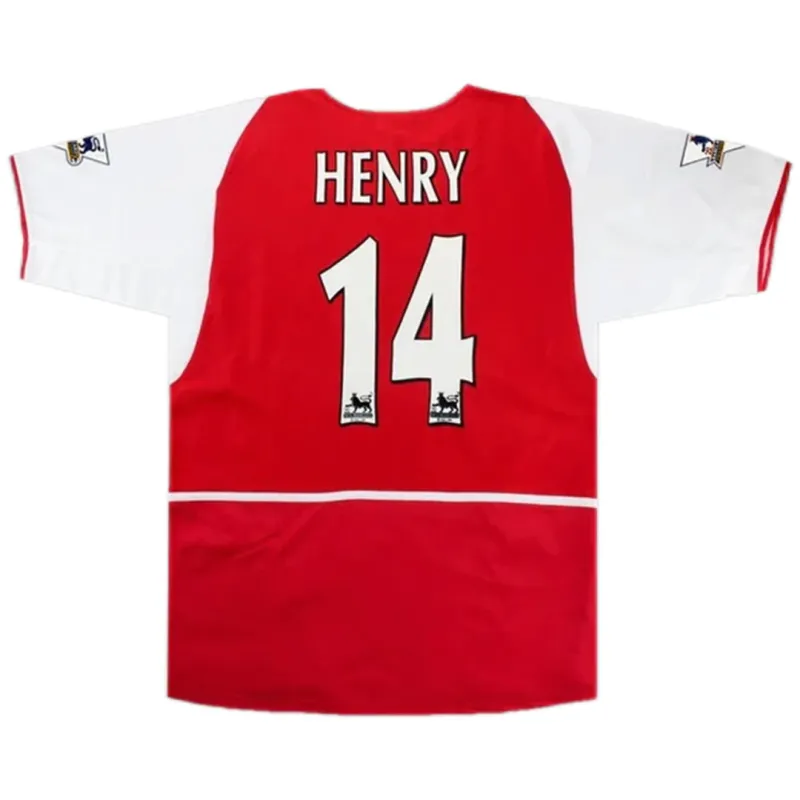 02-04 Arsenal Henry #14 Retro Jersey Home Replica 2002-2004
