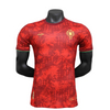 2025 Portugal Red Flower Special Edition Player Version Shirt