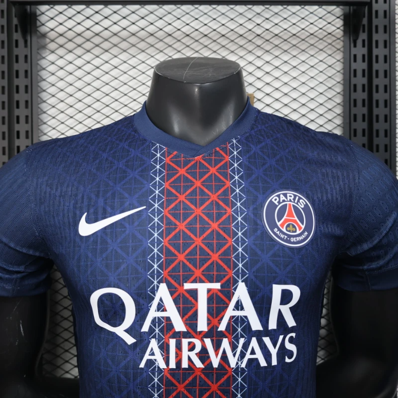 PSG Saint-Germain Home Shirt Soccer Jersey Player Version 25-26