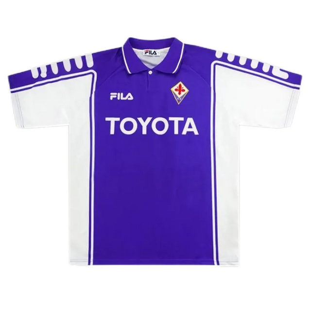 Fiorentina BATISTUTA #9 RUI COSTA #10 1999~2000 Retro Jersey Home