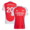 JORGINHO #20 Arsenal Home Soccer Jersey 2024/25