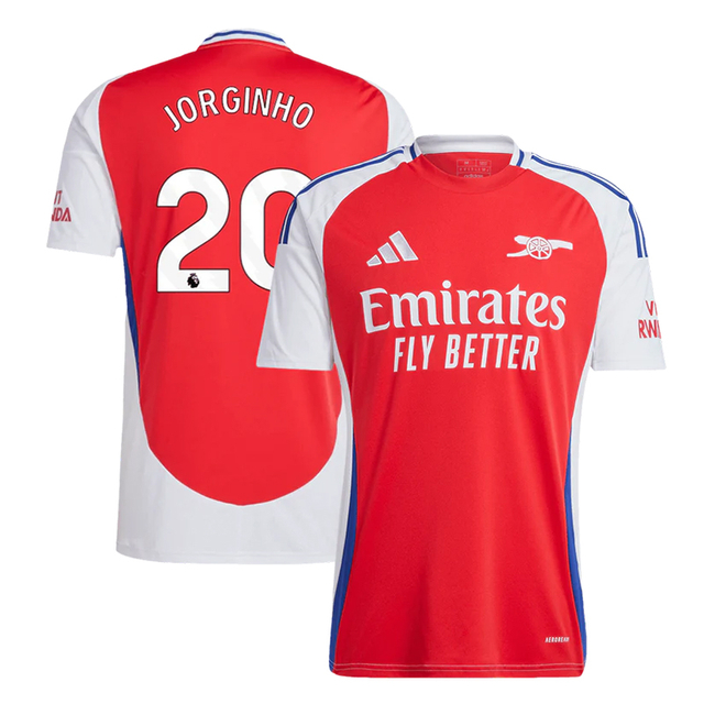 JORGINHO #20 Arsenal Home Soccer Jersey 2024/25