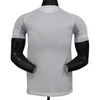 Real Madrid 2025-2026 casual white striped short sleeved shirt