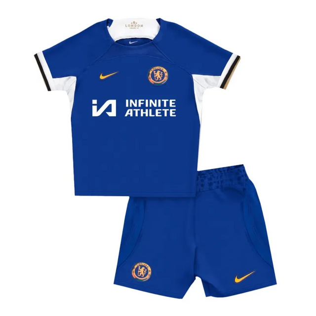 Kids Chelsea Home Kit Jersey+Short 2023-2024
