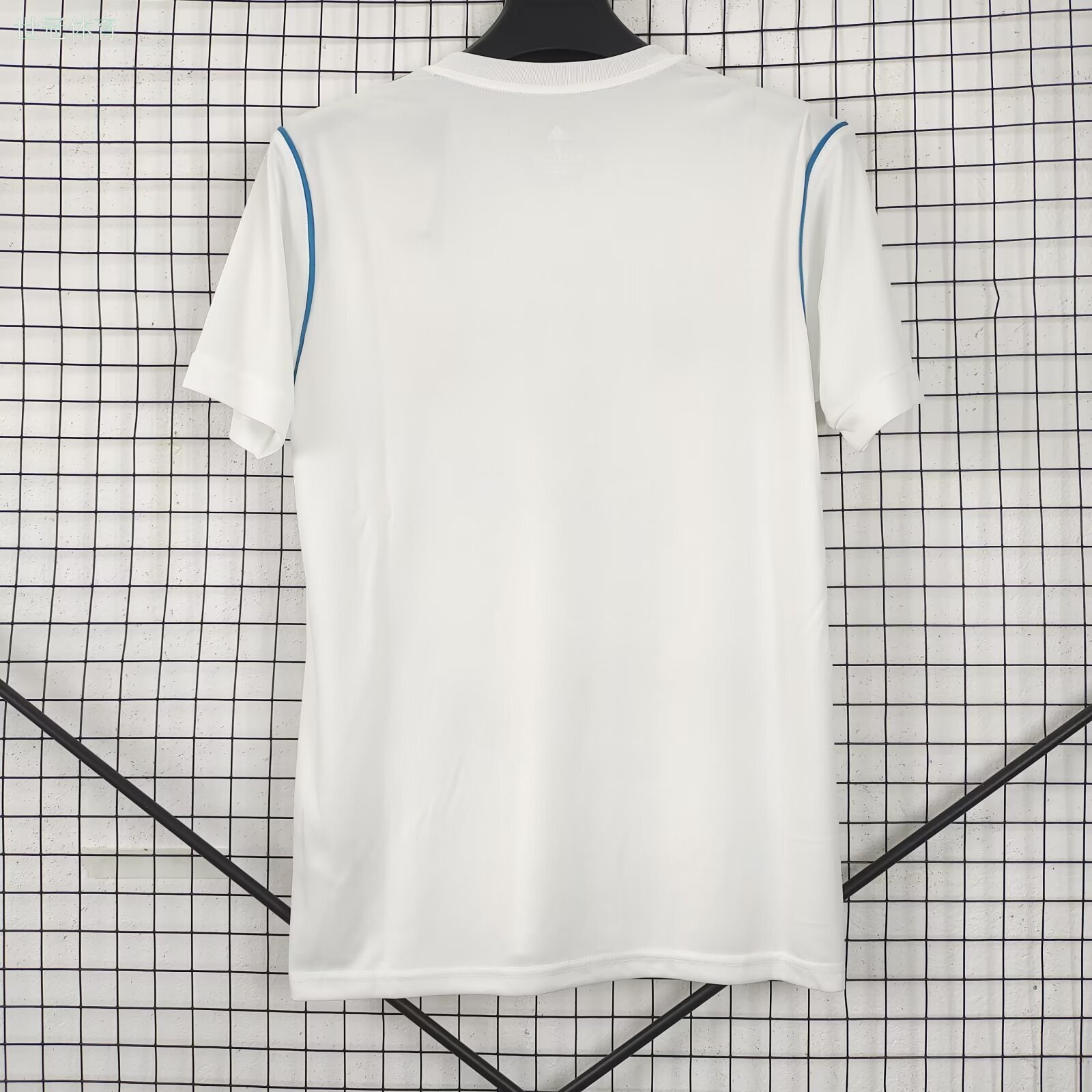 17/18 Real Madrid Home Jersey - White with Light Blue Accents (UCL Three-Peat Season)