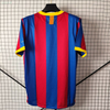 10/11 Barcelona Home Fan Jersey Retro - Classic Red & Blue Stripes Double Champions Messi Version