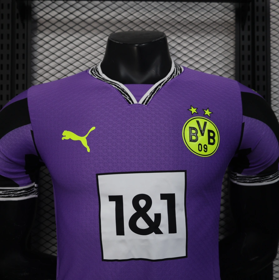 2025-2026 Dortmund Purple Goalkeeper Football Shirt 03