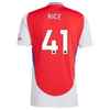 Arsenal Home HAVERTZ #29 SAKA #7 #8 RICE #41 Soccer Jersey 2024-25