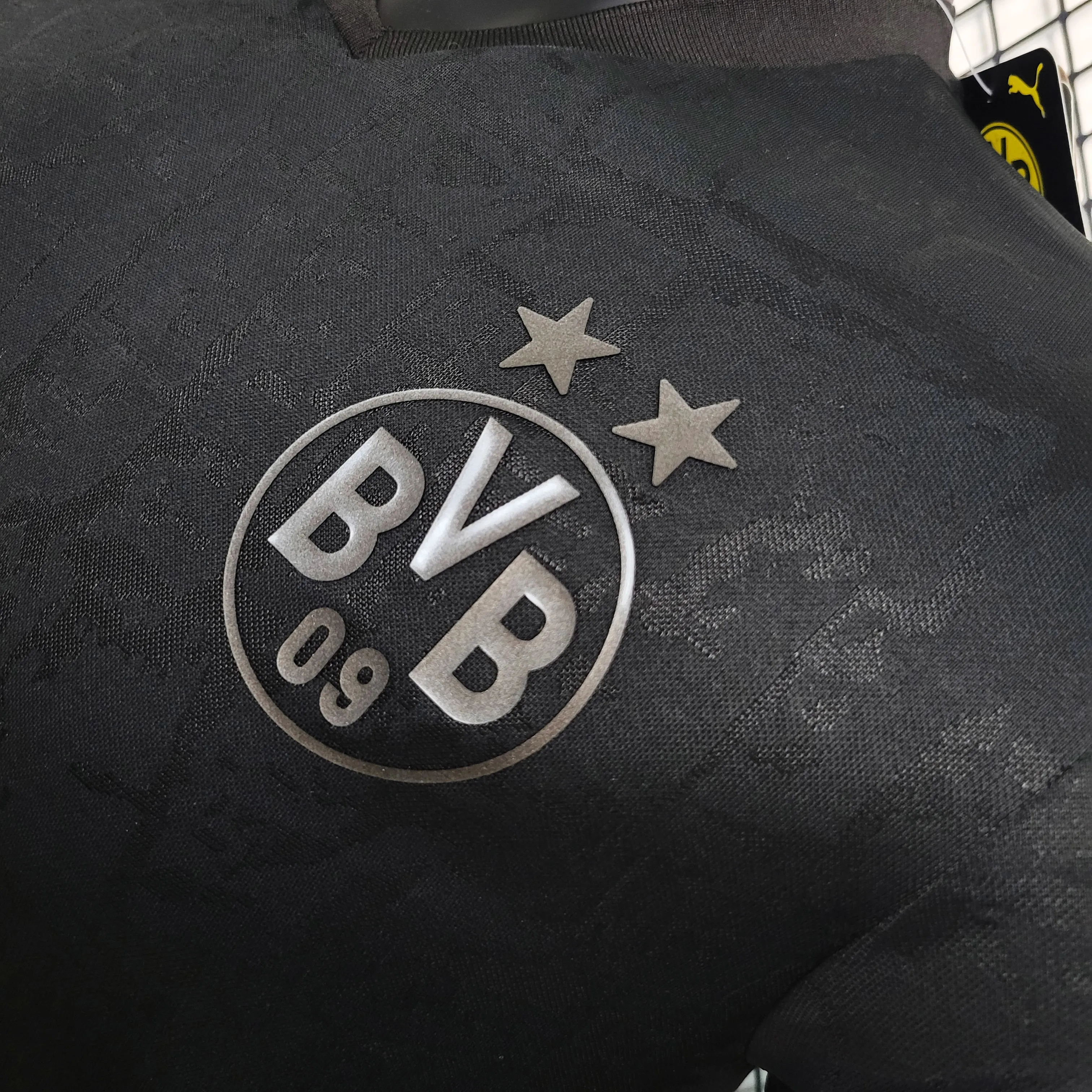 2022-2023 Borussia Dortmund All-Black Jersey Player Version