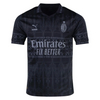 2023-2024 AC Milan x Pleasures Fourth Jersey Black Shirt