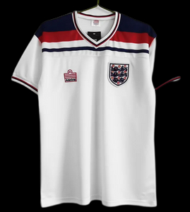 1982 England Retro Soccer Jersey Home Replica