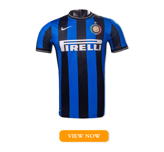 Retro 2009/10 Inter Milan Home Soccer Jersey