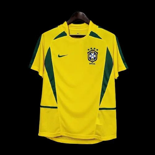 Brazil Retro Jersey Home World Cup 2002
